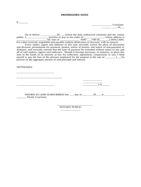 Promissory Note Fill Out Sign Online DocHub