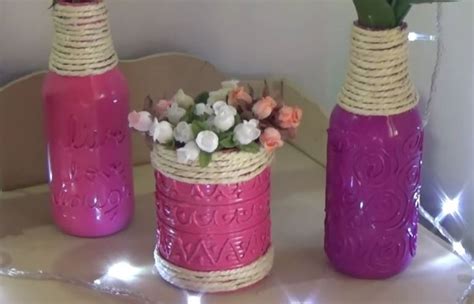 Diy C Mo Reciclar Botellas De Vidrio En Casa Haz Un Florero Ideal