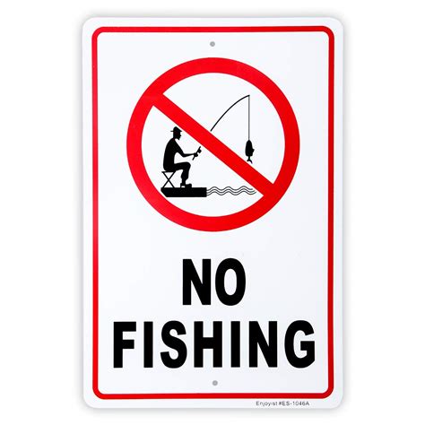 No Fishing Sign