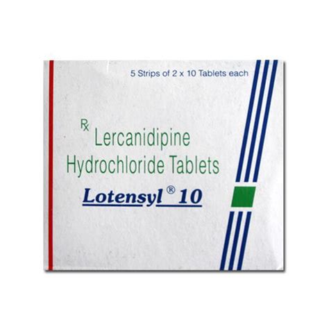 Buy Zanidip 10mg Tablets Online Lercanidipine 10mg Tablet