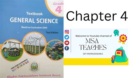 General Science Class 4th Kpk Chapter Matter And Its Characteristics