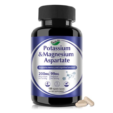 Buy Potent Potassium Magnesium Aspartate Complex Magnesium Supplement And Potassium Supplement Y