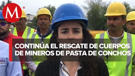 Rescate de mineros en Pasta de Conchos culminará a tiempo secretaria