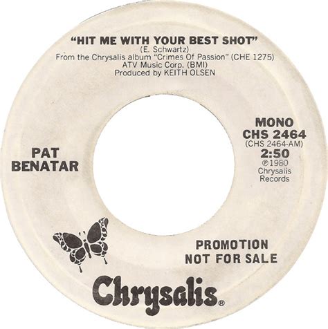 Pat Benatar - Hit Me With Your Best Shot (1980, Vinyl) | Discogs