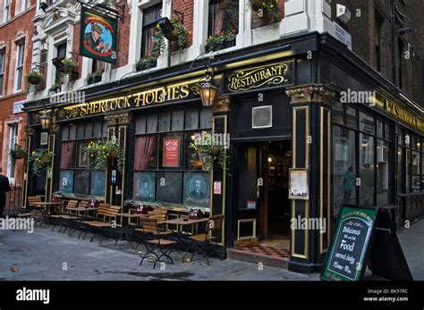 The Sherlock Holmes Pub London Stock Photo Alamy