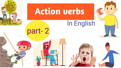 Action Verbs For Beginners Ll Learn Daily Action Verbs With Picture In English Actionverb