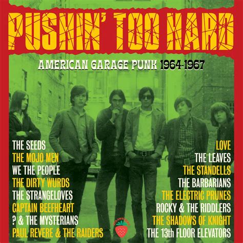 Various Pushin Too Hard American Garage Punk Cd