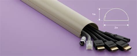 D Line Cord Cover Decorative Wall Cord Hider Paintable Cable Concealer Cable Raceway Wire