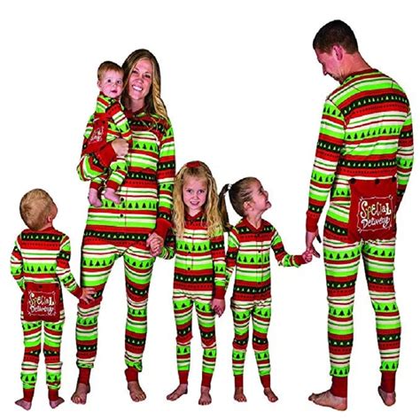 Family Christmas Pajamas Matching Xmas Pjs Pajama Sets Womens Baby Kids ...