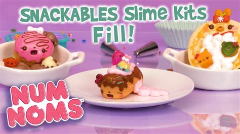 Num Noms Snackables Slime Kits Fill Official Play Video Youtube