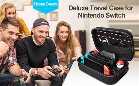 Deruitu Deluxe Tasche F R Nintendo Switch Harte H Lle Case Tragetasche