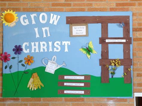 Overlook Church Of Christ Grow In Christ Bulletin Board Church Bulletin Boards Church