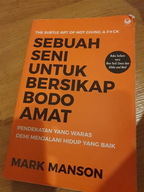 Mark Manson Sebuah Seni Untuk Bersikap Bodo Amat Buku Alat Tulis