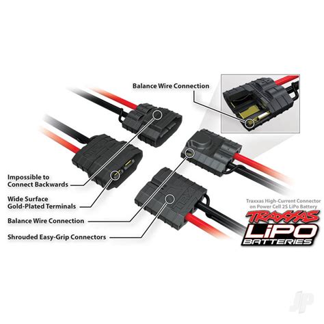 Traxxas 5800mah 74v 2s 25c Lipo Id Power Cell Battery Battery Trx