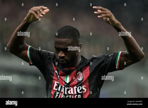 Milano Italy 08th Oct 2022 Fikayo Tomori Of AC Milan Reacts During