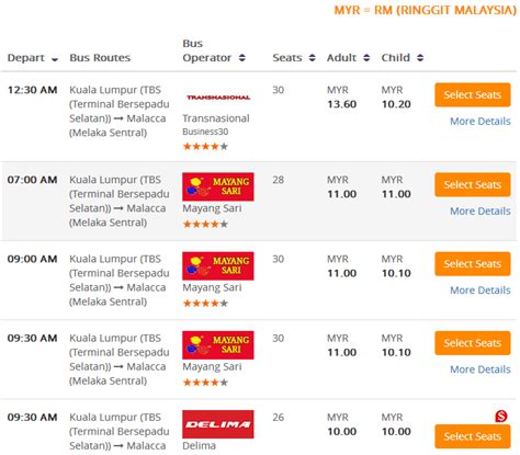 Jadual Bas Bintulu Miri