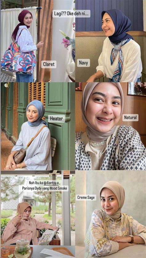 Pin Oleh Ayya Agmulia A I Di Selfies Model Pakaian Hijab Model