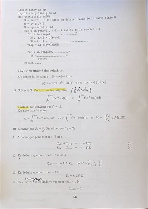 Maths Approfondies ESSEC HEC 2023 Sujet Mister Prépa