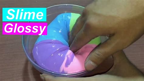 Diy Rainbow Slime Super Glossy Slime Soft Colors Rainbow Slime Slime Youtube