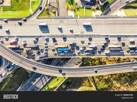 Aerial Drone View Road Image And Photo Free Trial Bigstock