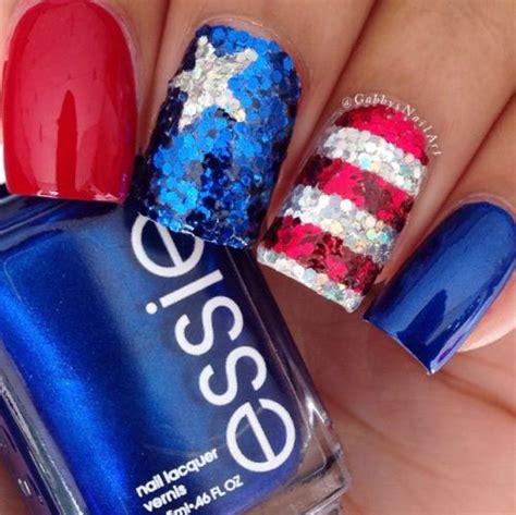 15 American Flag Nail Art Designs Ideas 2018 4th Of July Nails