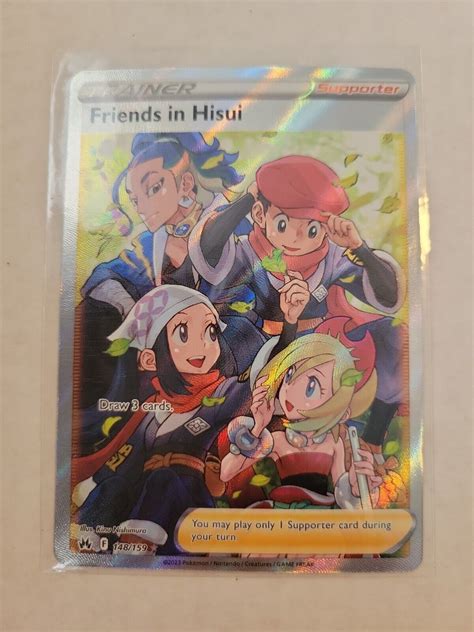 Mavin NM Pokemon Crown Zenith Friends In Hisui Full Art Ultra Rare