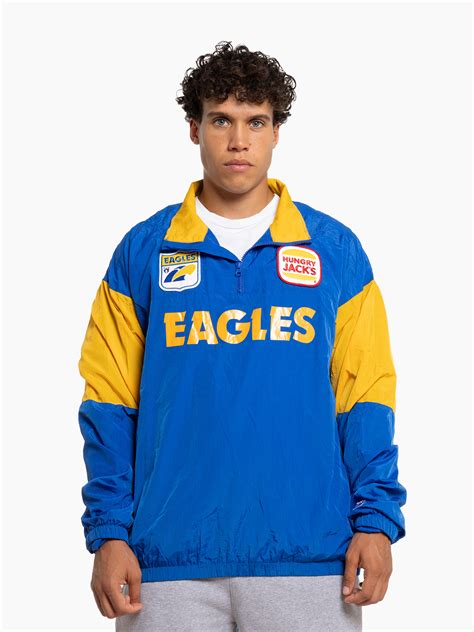 West Coast Eagles Mens Throwback Windbreaker