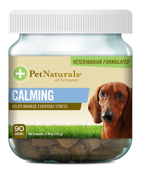 Pet Naturals Of Vermont Calming Behavioral Support Supplement For Dogs