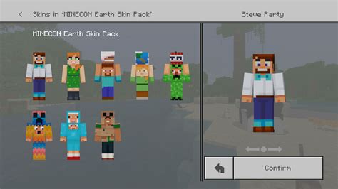 MINECON Earth 2018 Skin Pack! – Minecraft Skins – MCBedrock Forum