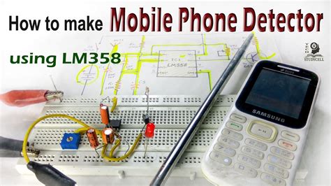 How To Make Mobile Phone Detector Using LM358 Electronics Project