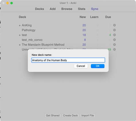 S02 Anki Decks Views 01 Creating A Deck And Getting