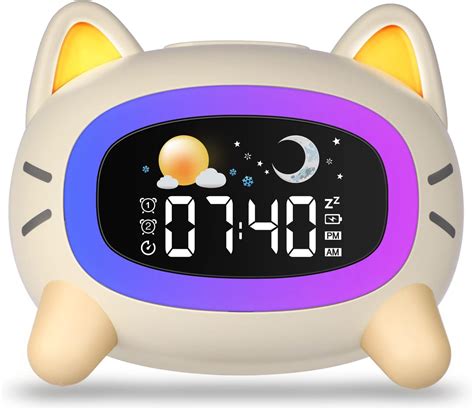 Itoma Addo Kids Alarm Clocksunrisesunset Simulation Bedside Lamp