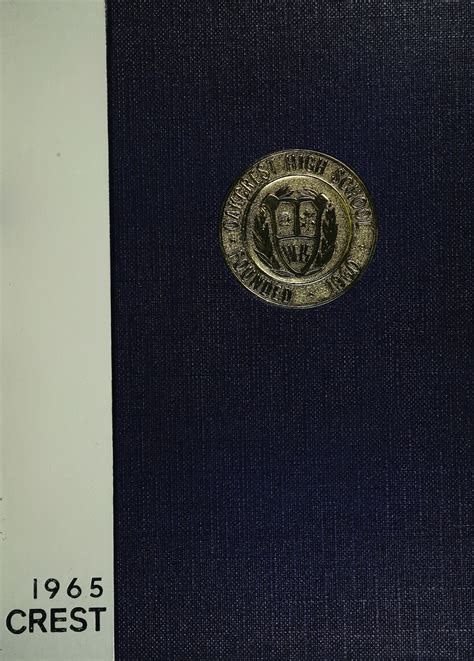 1965 yearbook from Oakcrest High School from Mays landing, New Jersey for sale