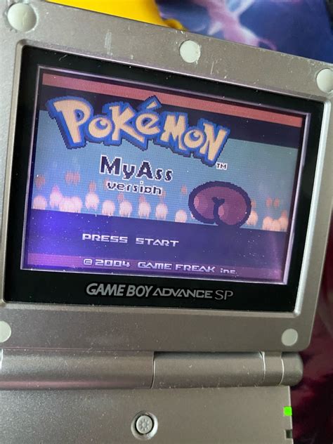 Pokemon My Ass Version Game Cartridge Nintendo Gameboy Advance Etsy UK