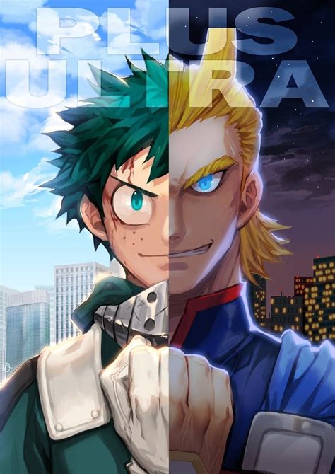 All Might Yagi Toshinori Midoriya Izuku Izuku Midoriya Boku