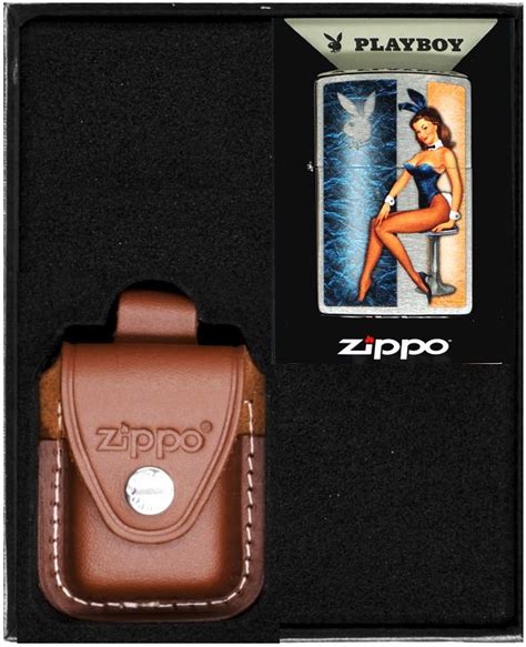 Zestaw Zapalniczka ZIPPO PLAYBOY DESIGN 2 Prezentowy No2 Zippo