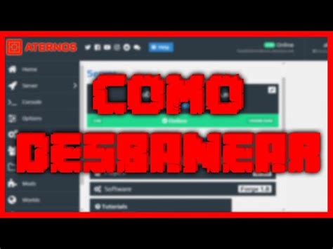 CÓMO DESBANEAR JUGADORES en tu SERVIDOR de ATERNOS Minecraft YouTube