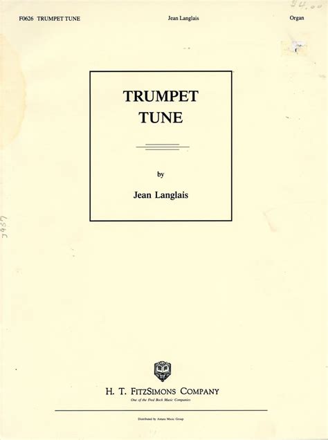 Langlais Jean Trumpet Tune The Leupold Foundation