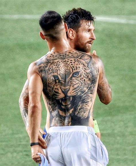 Lionel Messi Tattoo Lionel Messis New Tattoo Revealed On Instagram