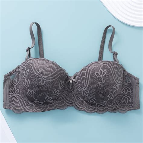 Baodann New Half Cup Plus Size Lingerie With Sexy Lace Ribbon And Steel Ring Gathered To Support