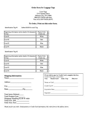 Fillable Online Order Form Pdf Fill Online Printable Fillable