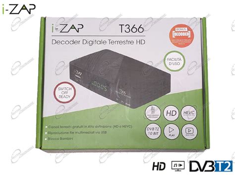 Decoder Tv Digitale Terrestre Hdmi Supporta Hevc Bit Con Tuner Dvb T