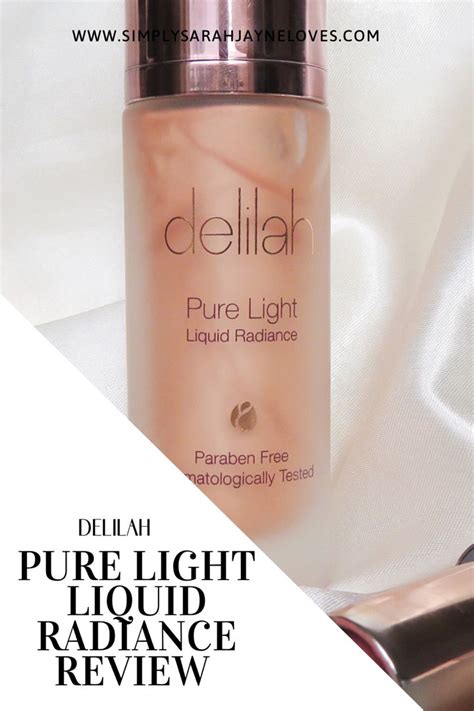 Delilah Pure Light Liquid Radiance Paraben Free Products Pure