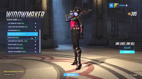 Overwatch Japanese Voice Lines - Widowmaker - YouTube