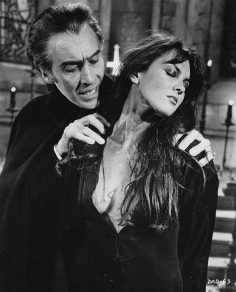 Christopher Lee And Caroline Munro Dracula Ad Horror Movie