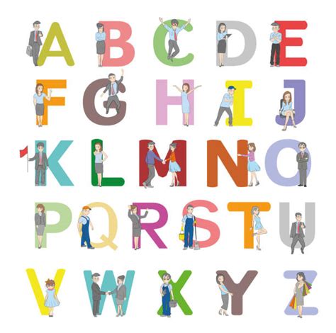 58,100+ People Alphabet Letters Stock Illustrations, Royalty-Free ...