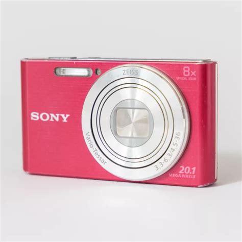 SONY CYBER SHOT DSC W830 20 1 MP Digitalkamera Pink EUR 139 00