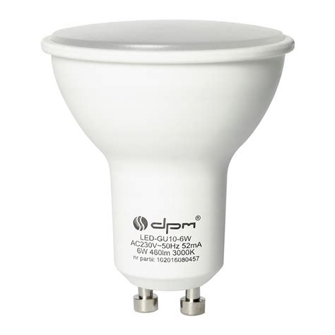 Żarówka Led Gu10 6w 3000k 460lm Biała Ciepły 0772 11820898869