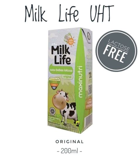 Jual Milklife Uht Lactose Free 200 Ml Susu Milk Life Bebas Laktosa