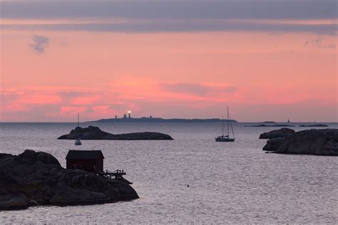 Wallpaper Ocean Light Sea Lighthouse Clouds Goteborg Boats